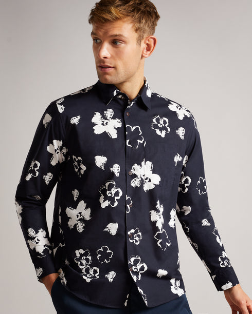 <P>Ls Floral Print Shirt</P>