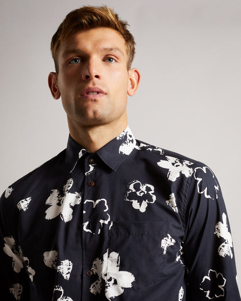 <P>Ls Floral Print Shirt</P>