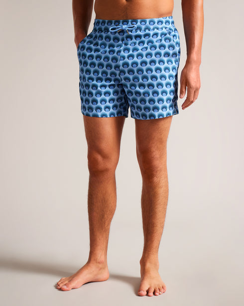 <P>Small Scale Geometric Swimshort</P>