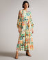 <P>Balloon Sleeve Maxi Dress</P>