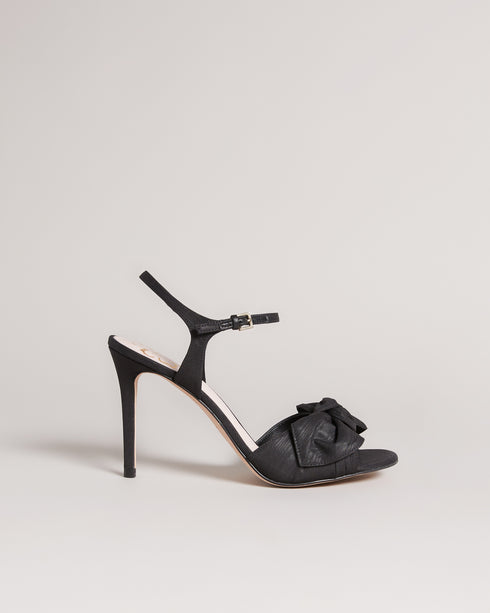 <P>Satin Bow 90Mm Heeled Sandal</P>