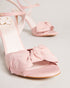 <P>Satin Bow 90Mm Heeled Sandal</P>