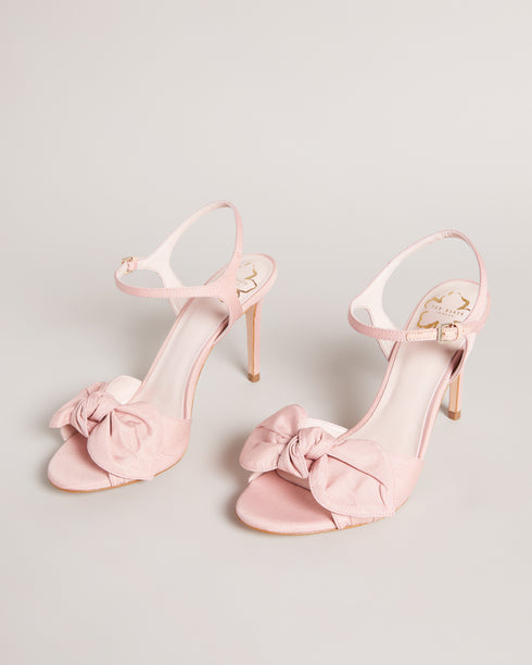 <P>Satin Bow 90Mm Heeled Sandal</P>