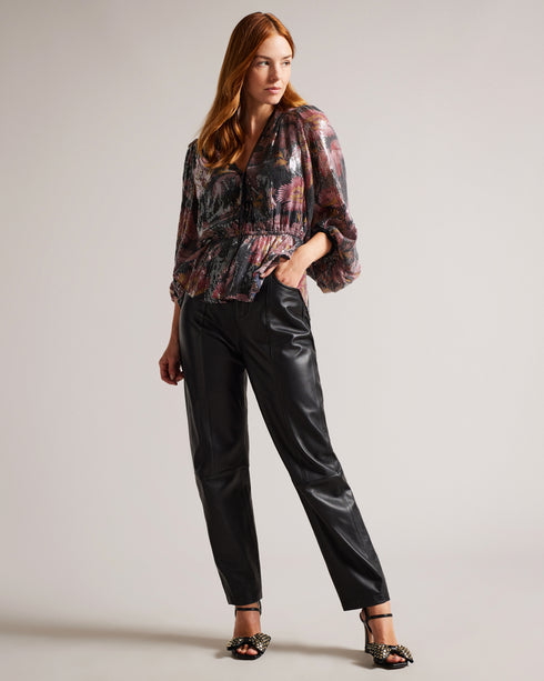 <P>Studded Bow Sandal</P>