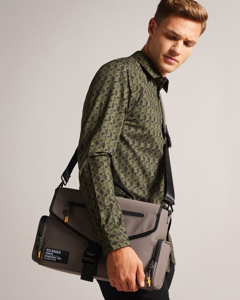 <P>Rubberised Satchel</P>