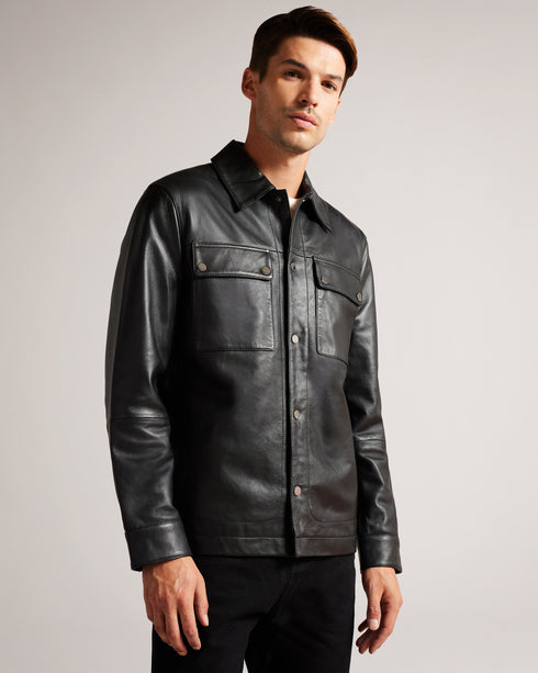 <P>Leather Shacket</P>