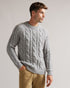 <P>Ls Cable Knit Crew Neck</P>