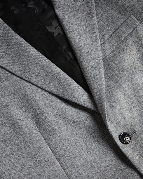 <P>Slim Fit Flannel Blazer</P>