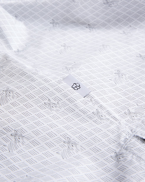 <P>Ls Mini Dog Print Shirt</P>