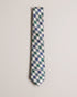 <P>House Check Tie And Tie Bar Set</P>