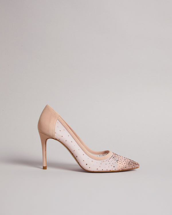 <P>105Mm Diamante Court Shoe</P>