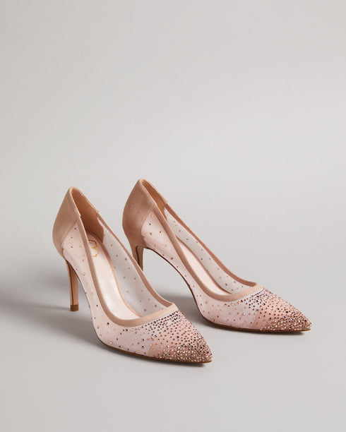 <P>105Mm Diamante Court Shoe</P>