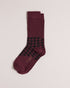 <P>Dog Tooth Pattern Sock</P>