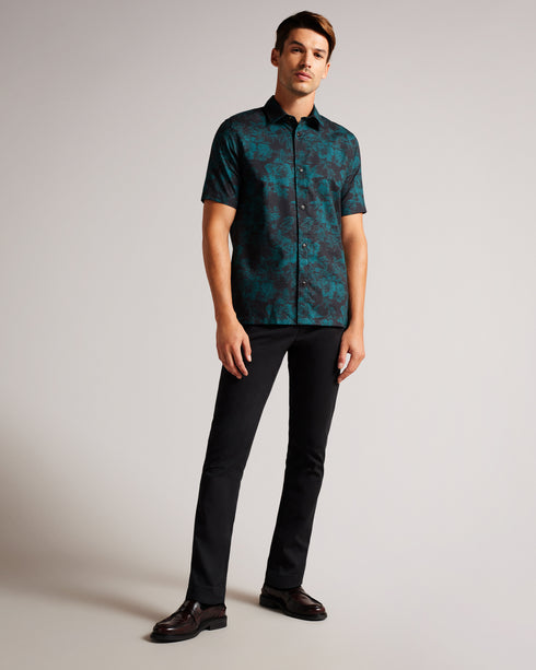<P>Ss Tapestry Floral Print Shirt</P>
