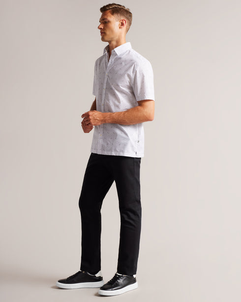 <P>Ss Mini Dog Print Shirt</P>