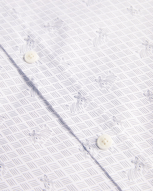 <P>Ss Mini Dog Print Shirt</P>