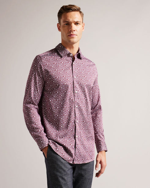 MACCLE - Ted Baker MAROON / 6 Shirts