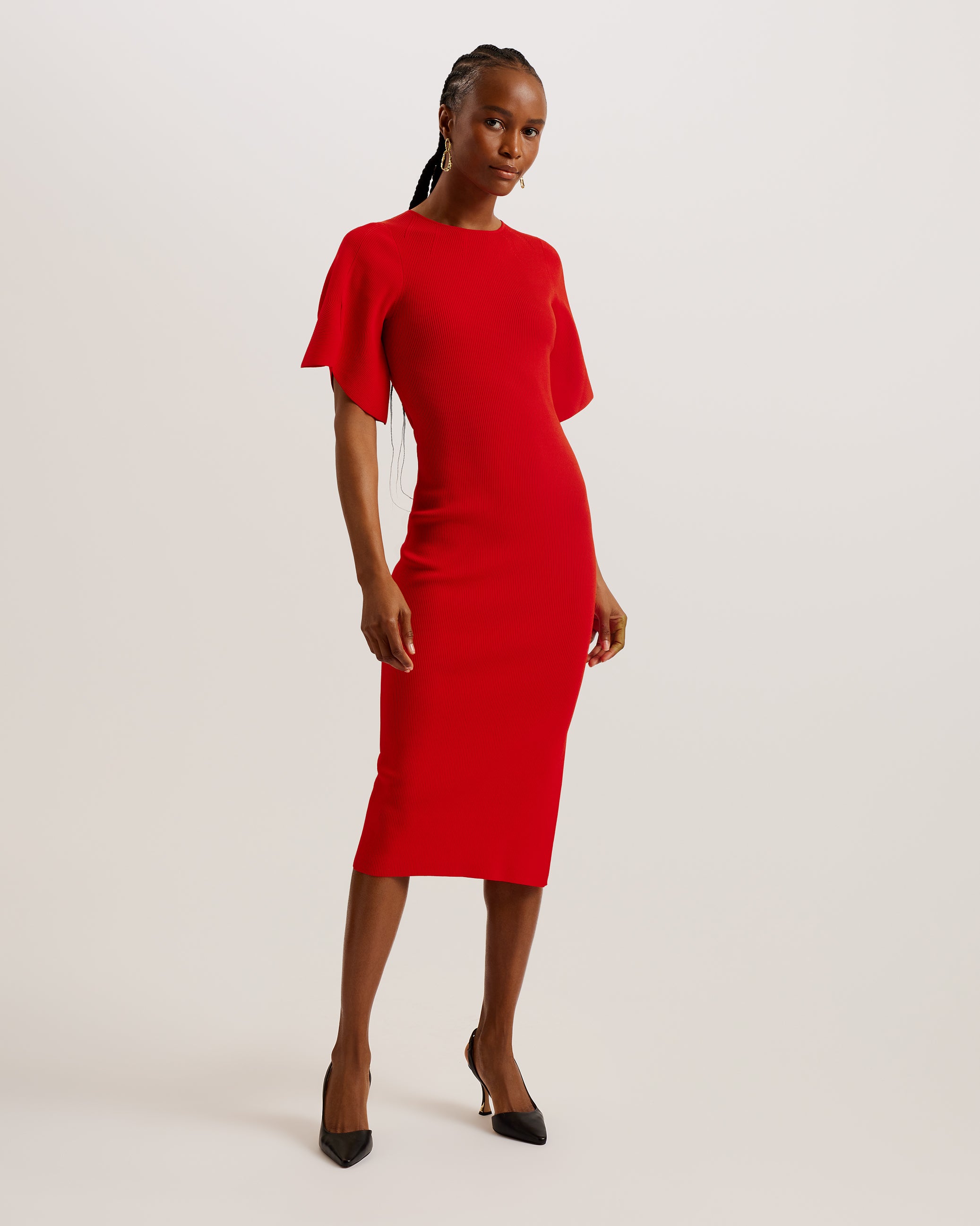 ted baker red dress Sleeveless Mini Dress Ted Baker Abequa Swing Dress Embrace The Festive Spirit Early With This Stunning