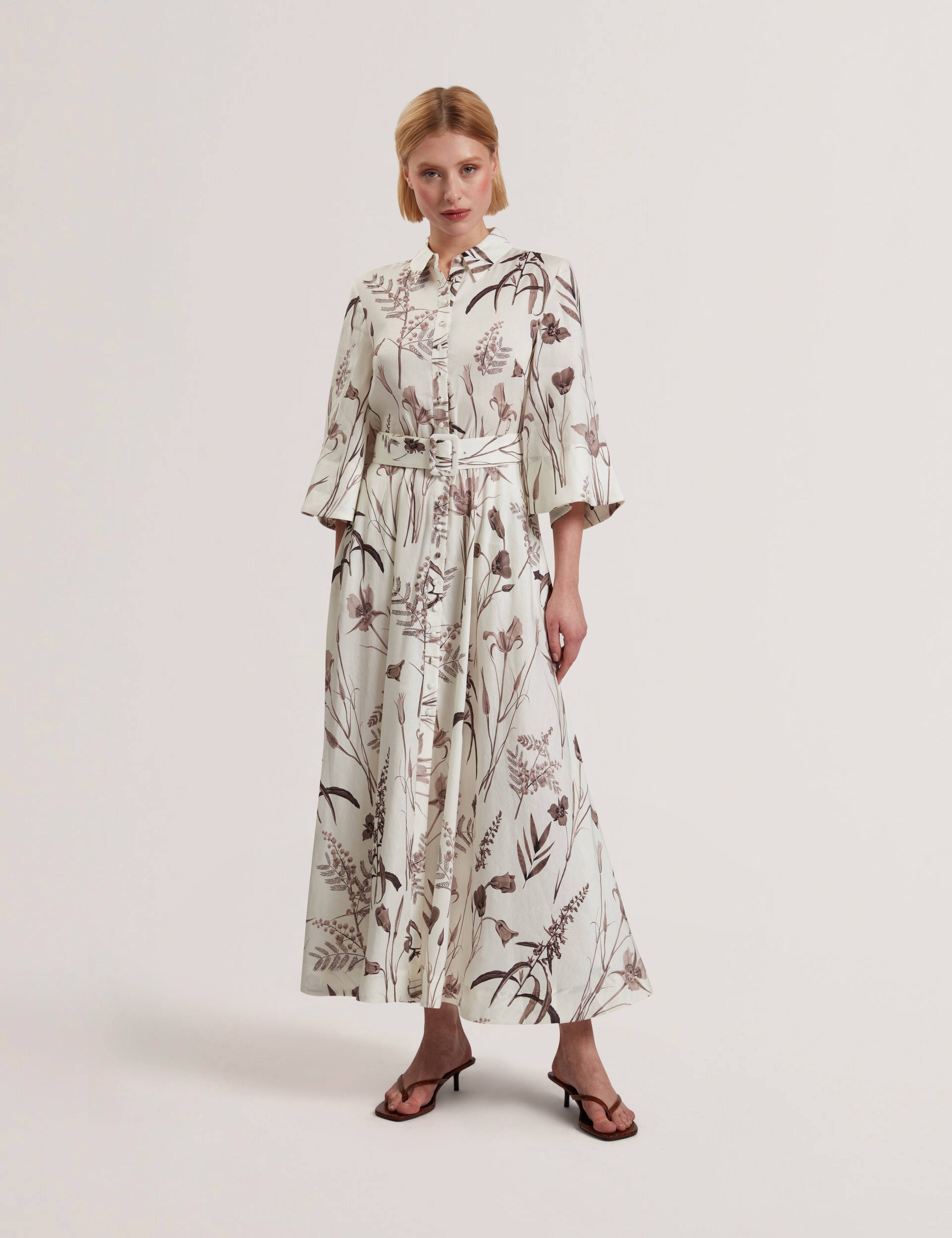 ted baker silk dress LUWISA Linen Silk Pleated Midi Dress | Ted Baker Croatia – Ted Baker London