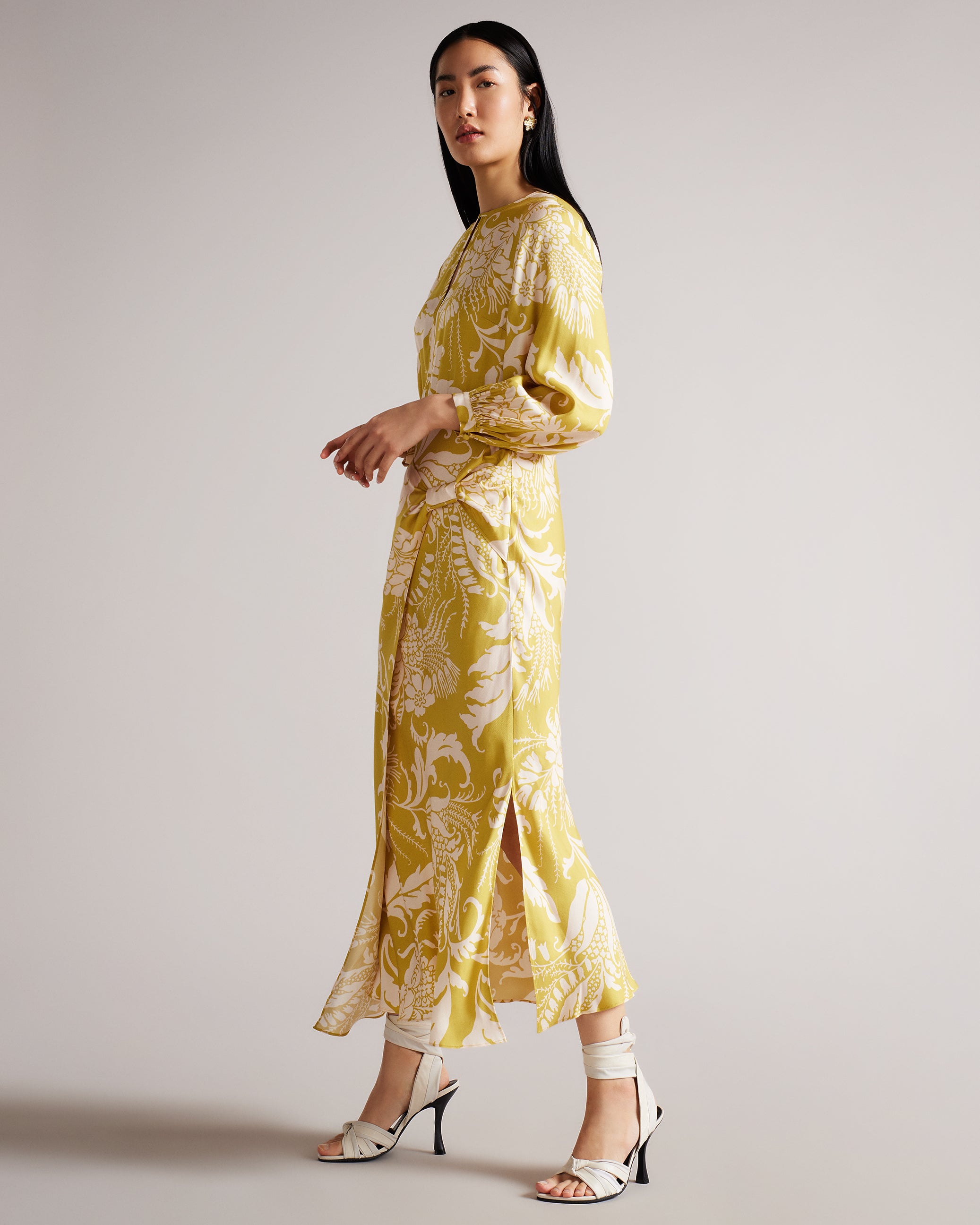 Ted baker dress yellow cheap