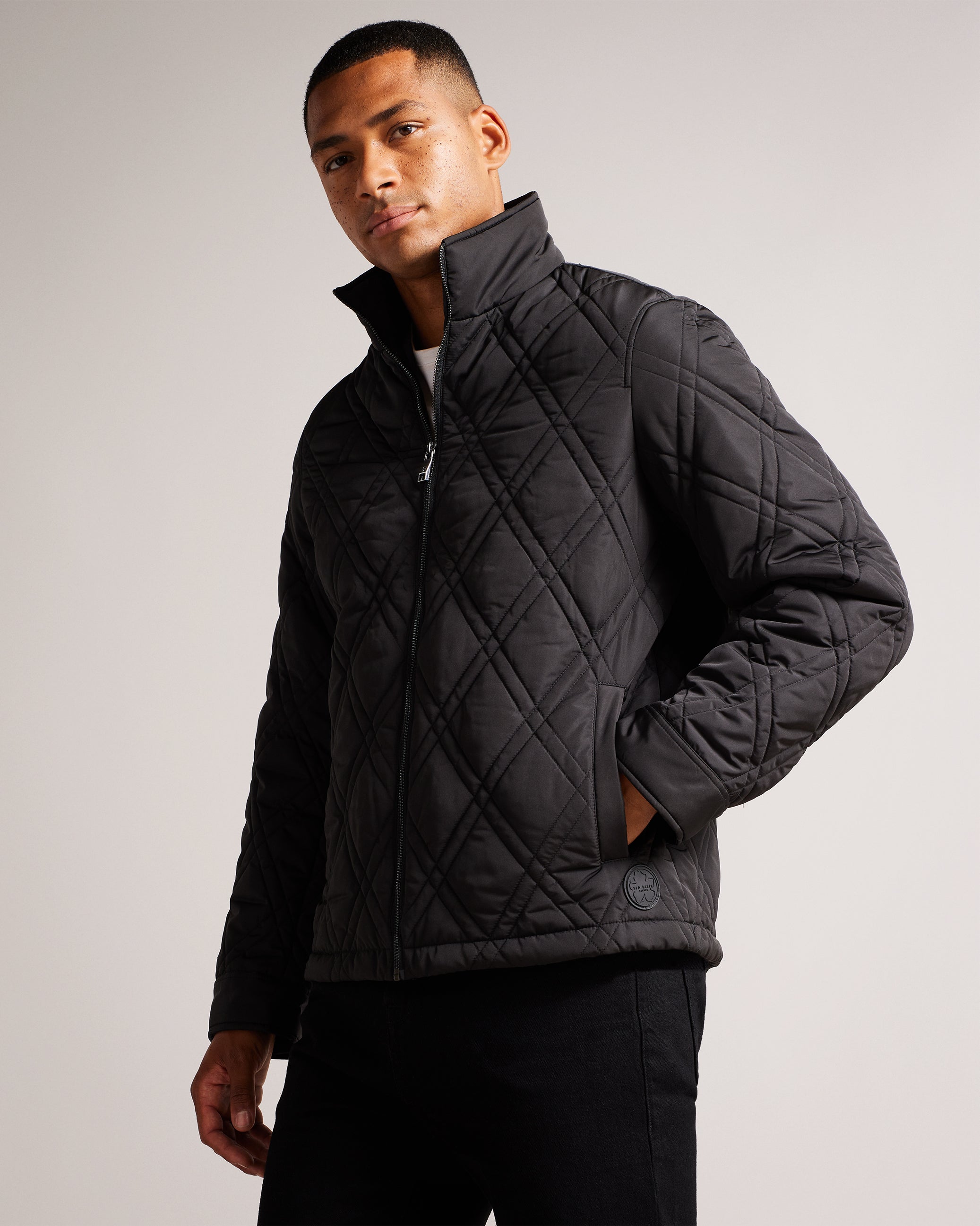 Ted baker funnel neck quilted jacket on sale